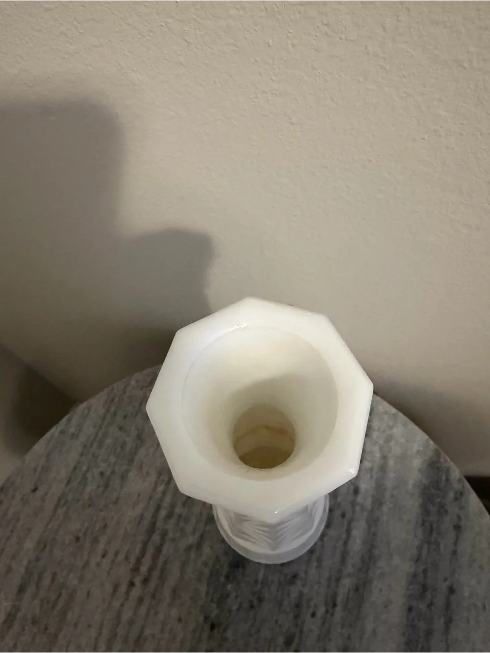 Vintage Hoosier White Milk Glass Bud Vase